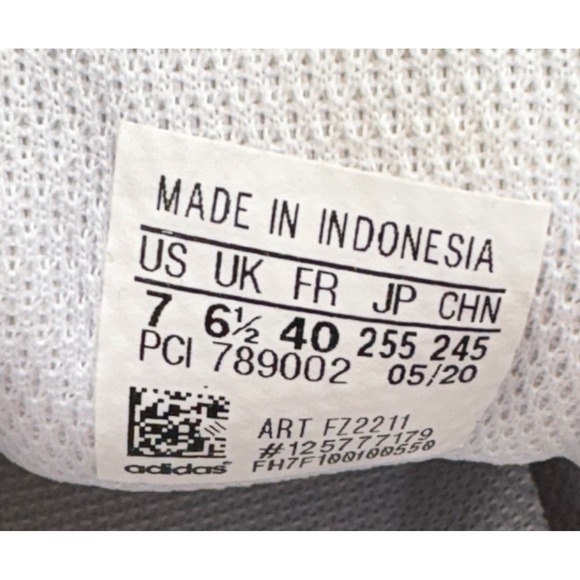 Adidas Superstar Mens Sz 7 White Rainbow Logo Shell Toe Sneakers FZ2211 - Picture 7 of 10